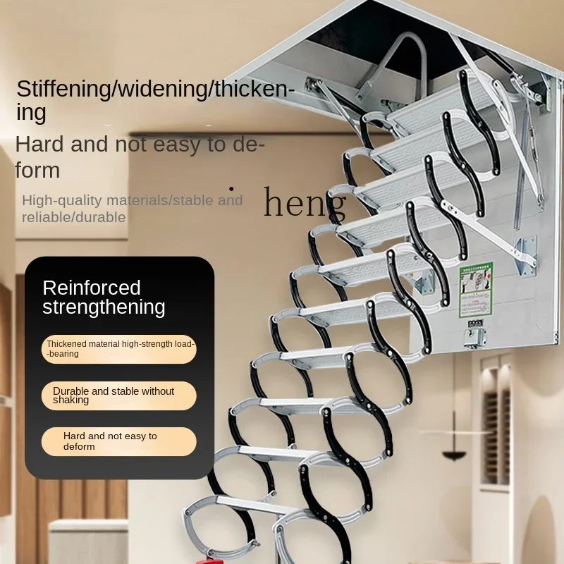 

TQH invisible elevator household folding duplex villa indoor electric thickened shrinkage ladder