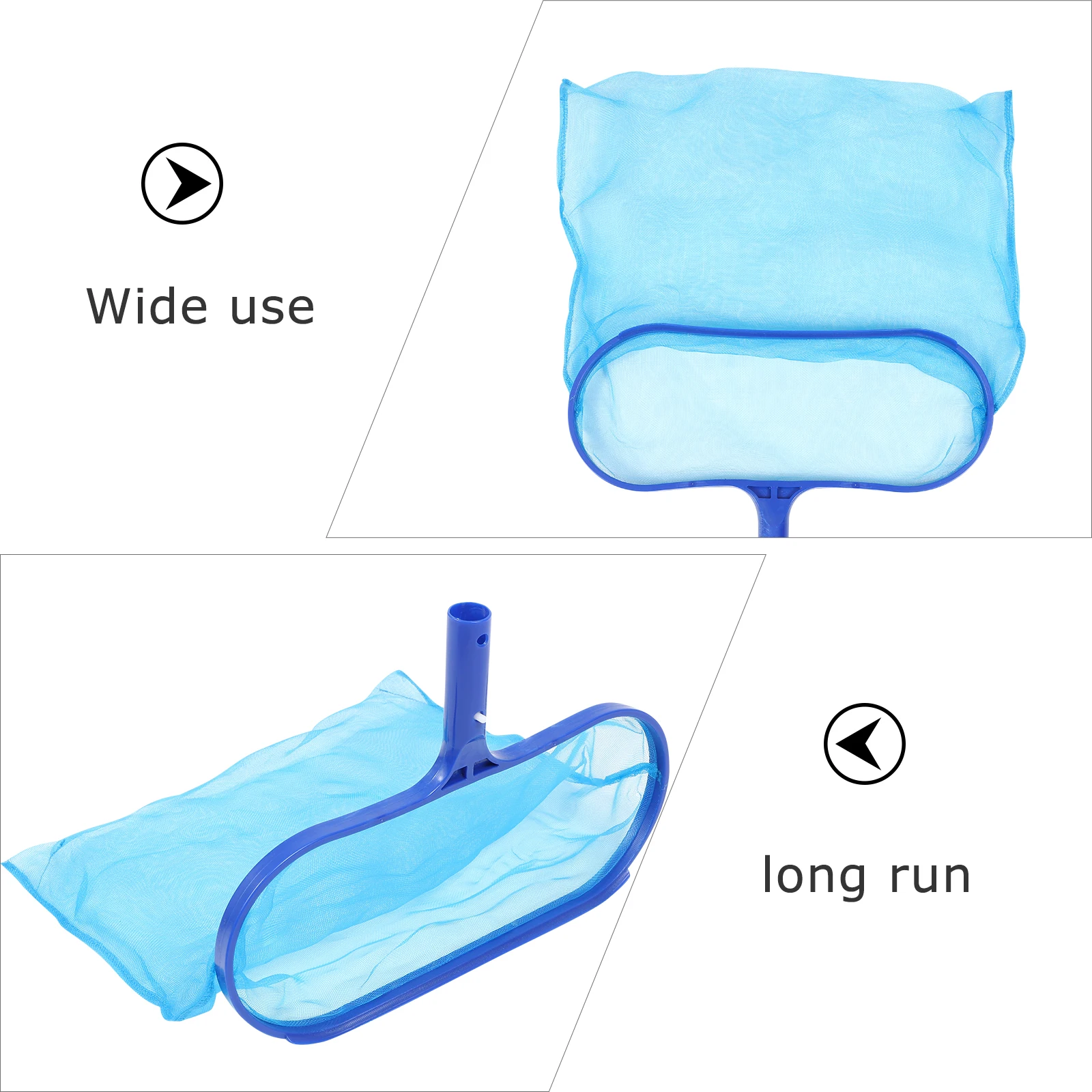 

Swimming Pool Net Pond Rake Fine Mesh Debris Collector Lightweight Garden Cleaning Tools Accessories