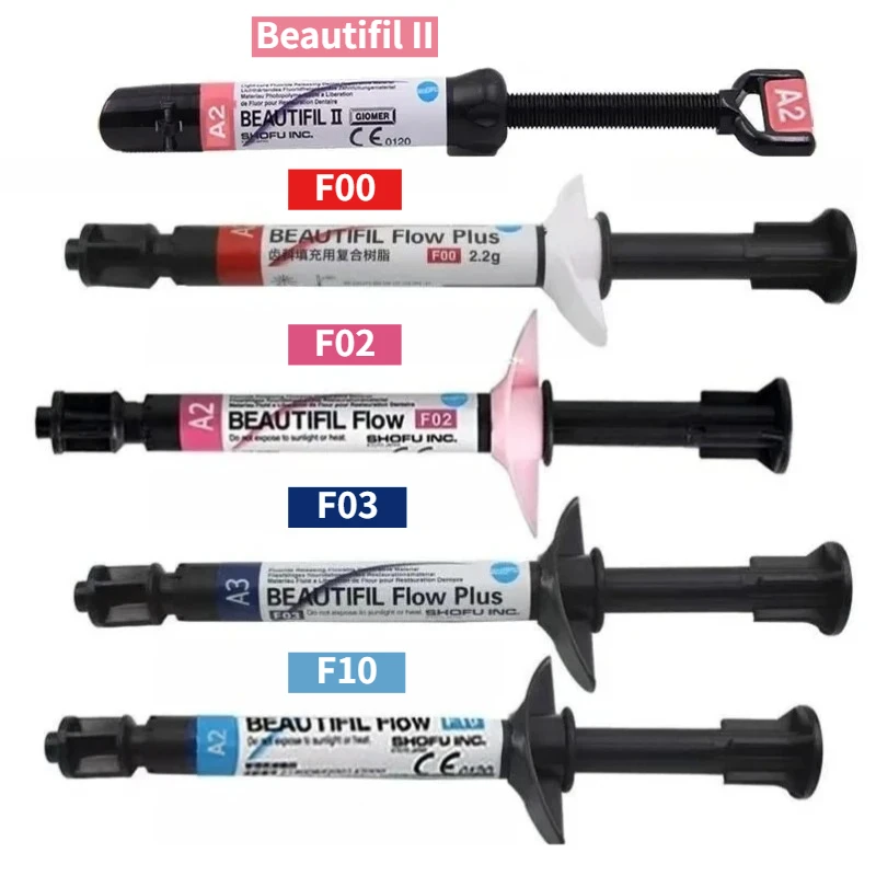 

Стоматологическая SHOFU Beautifil II F00 F02 F03 F10 Светоотвержденная композитная смола 2,2 г/шт. Стоматологическая нано-поток/твердая смола Материал стоматологической смолы