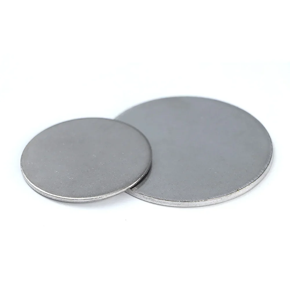 

1/2pcs 304 Stainless Steel Round Plate Diameter 100/150/200/250/300mm Circular Sheet Laser Cut Round Disk Thick 1/1.5/2/2.5/3mm
