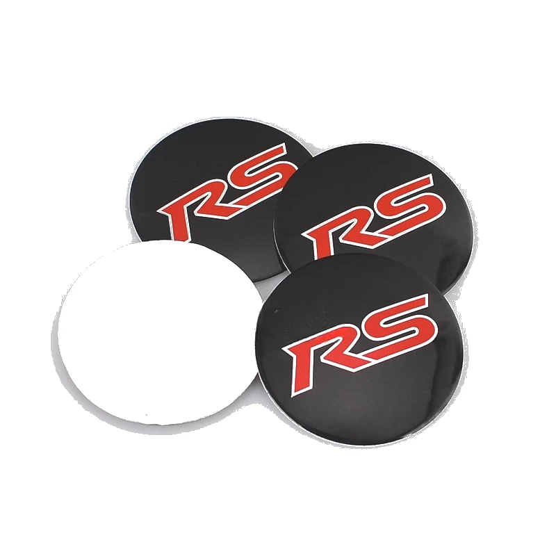 56//65mm 4PCS Car Wheel Hub Caps Emblem Badge Stickers Decoration For AUDI S RS A3 A4 B8 8P 8V A6 C7 A5 Q5 B7 B6 B9 Q3 Q7 A7