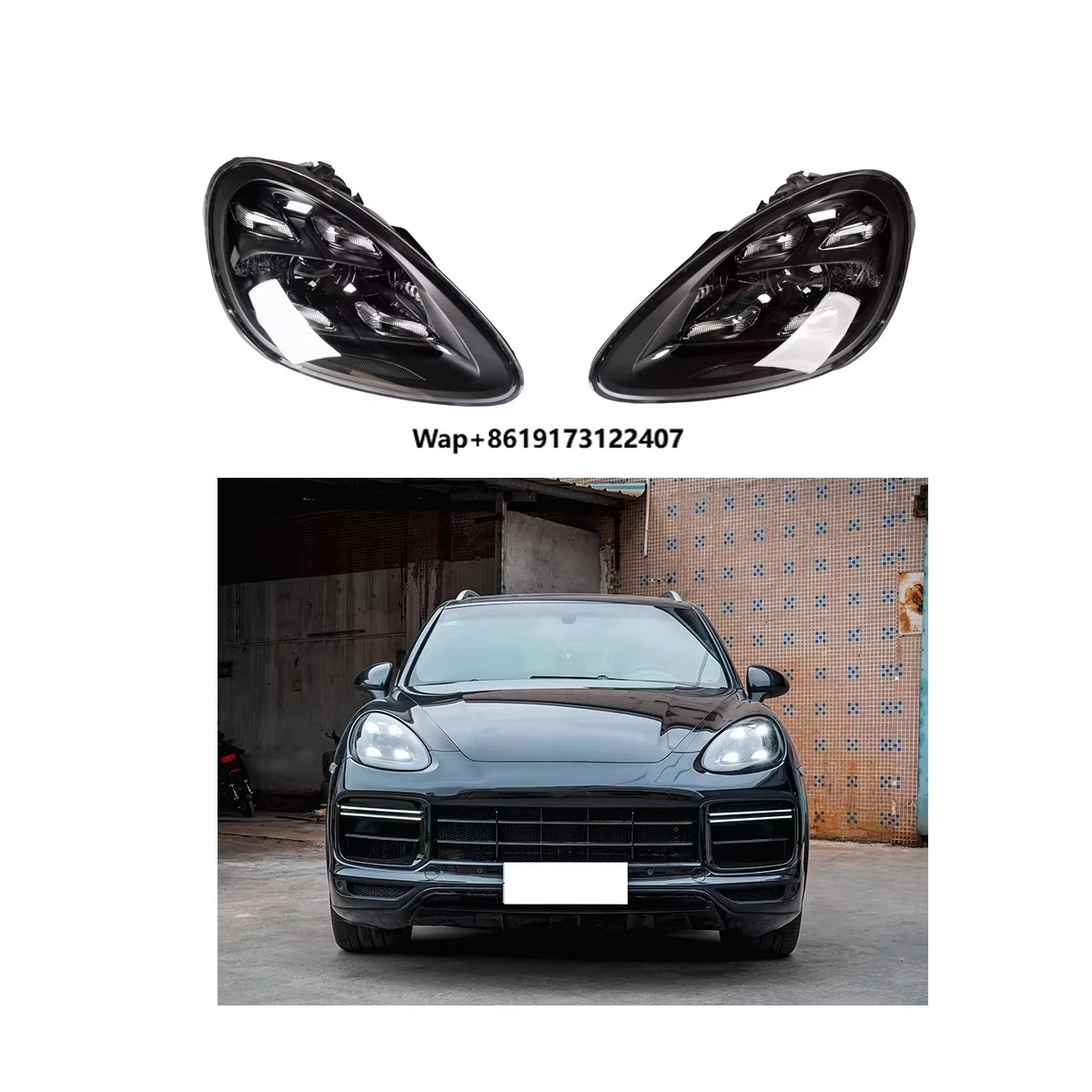 

Car Headlights for 2011-2014 958.1 Old to New 2023 9Y0.1 Turbos Matrix Headlamps Running Lights