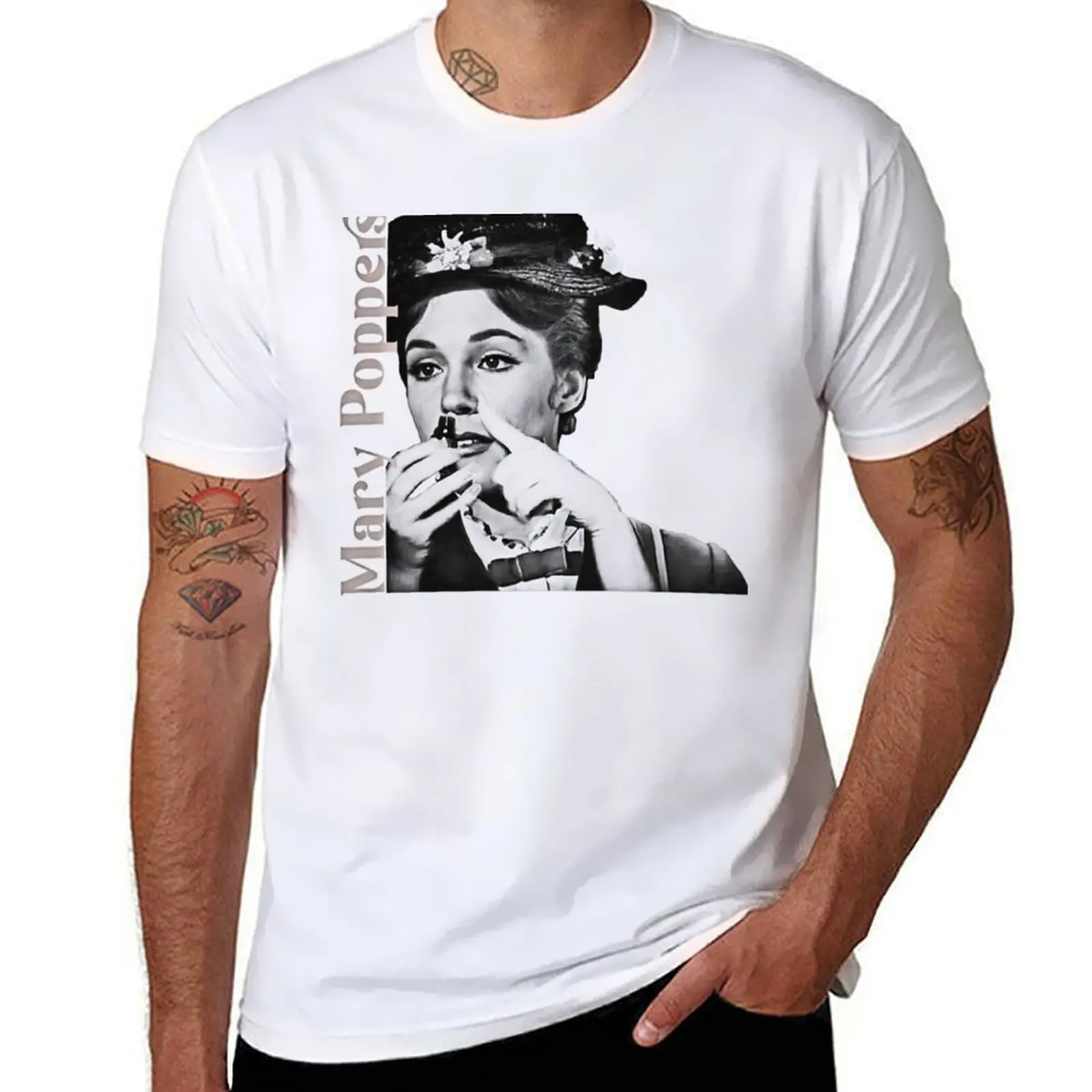 

Mary Poppers Vintage Classic T-Shirt cotton t shirt pack t shirts for man slim fit T-Shirt