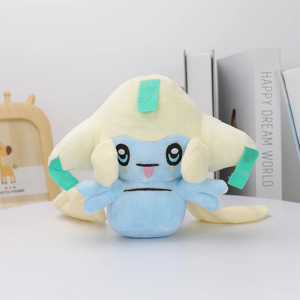 19CM Pokemon Jirachi Plush Toy Kawaii Wish Maker Jirachi Soft Stuffed Peluche Doll Funny Pocket Monsters Collectibles Present