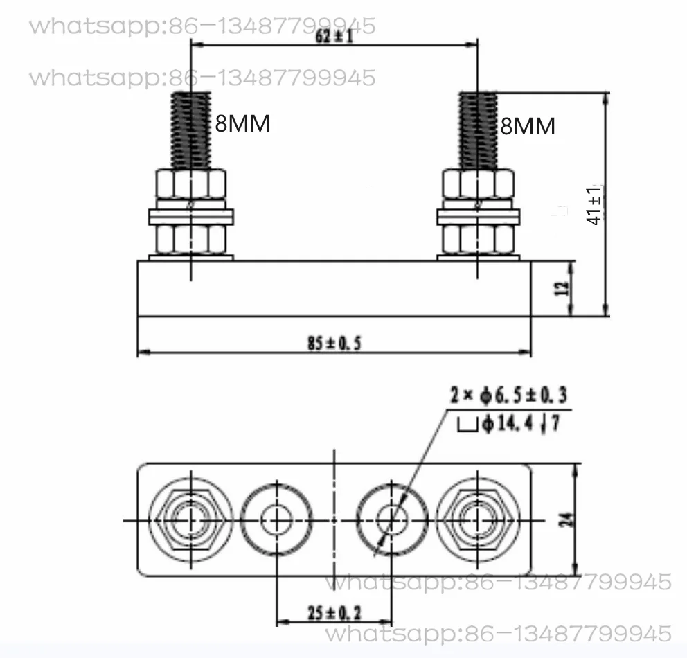 Portafusibles 200a del tenedor 200a del fusible de los accesorios del coche de las tijeras del coche de la gran altitud