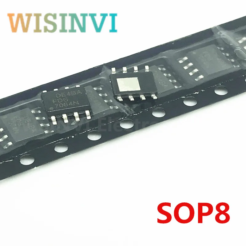 10pcs FDS7064N FDS7064 7064N MOSFET N-CH 30V 16.5A SOP8