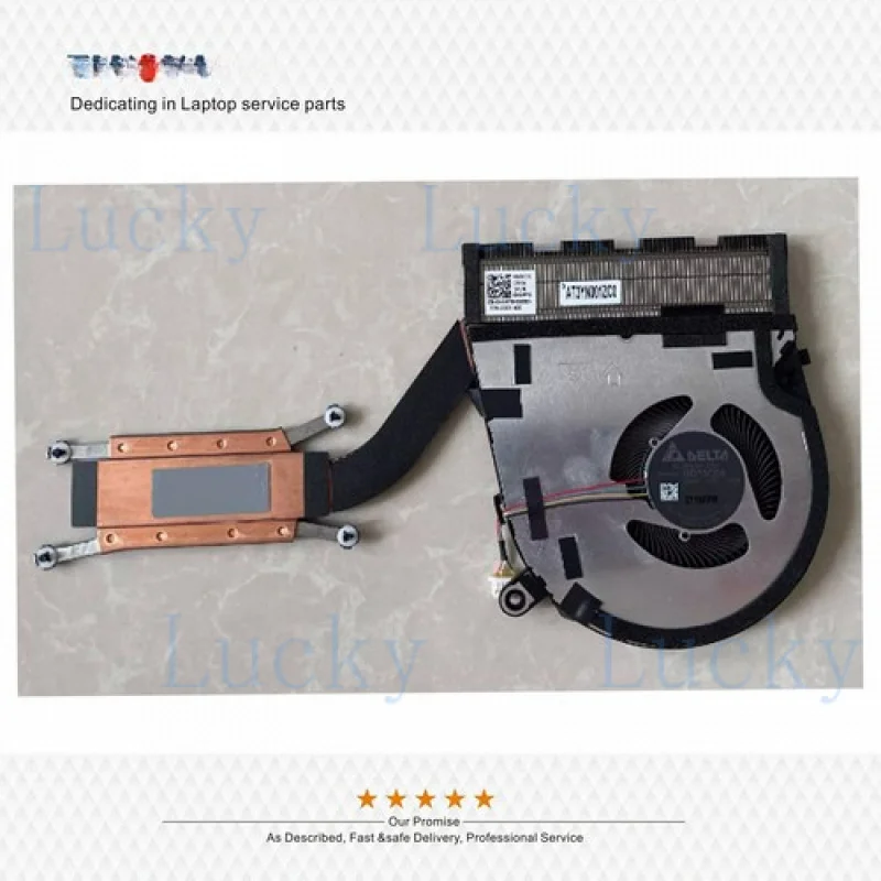 

f New 0M4MY0 M4MY0 For Dell Latitude 7440 E7440 Cooling Fan Heatsink Cooler