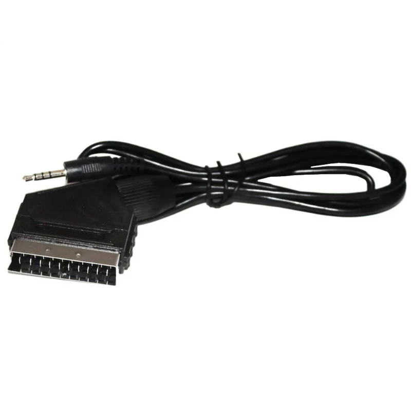 TRRS 3.5 to Scart Audio Video Cable Line 3.5 Male to Scart Male Video Audio Line Cable Wire Cord use for set-top box