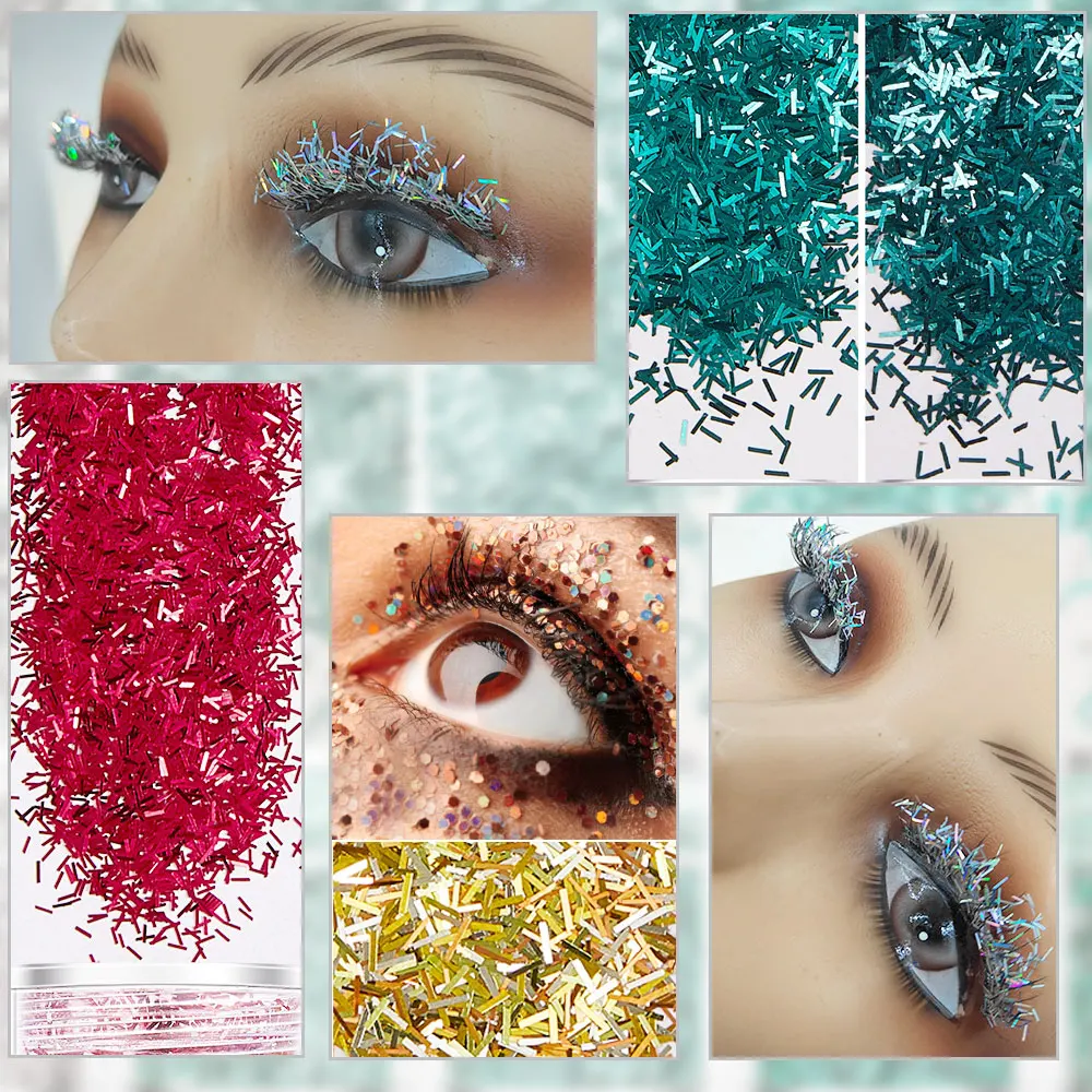 AMSDCN White Colors False Eyelashes COS Fairy Eye Lashes Cosplay Comic Eye Eyelash Extension Wet Eye Dramatic Looking