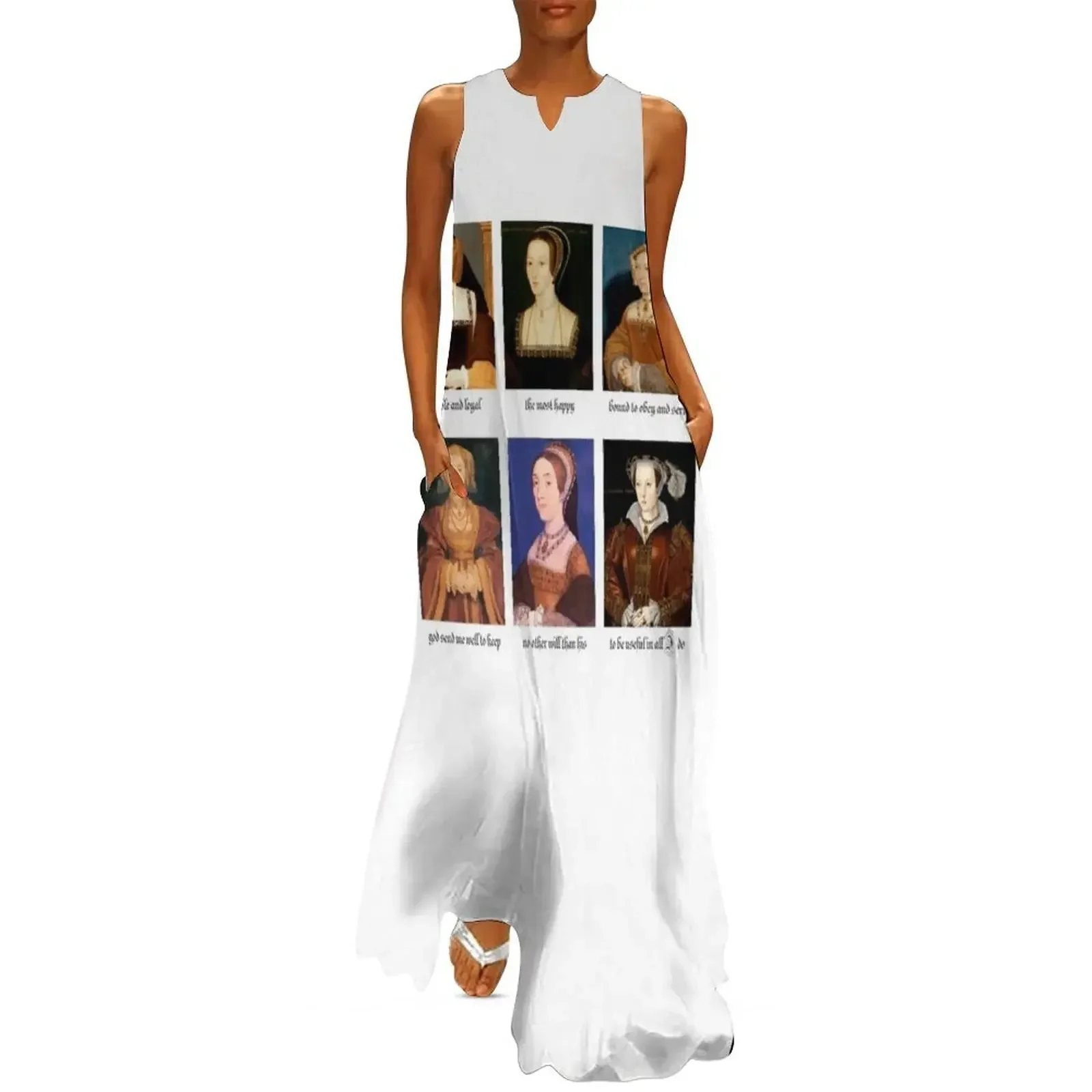 

6 Wives (Mottoes) Long Dress summer woman dress 2025 Women's long dress clothes for woman women's fashion dresses