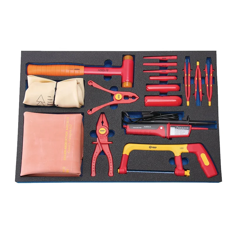

New Energy Car Tools 16pcs VDE 1000V Insulated Tools For Auto Repairing