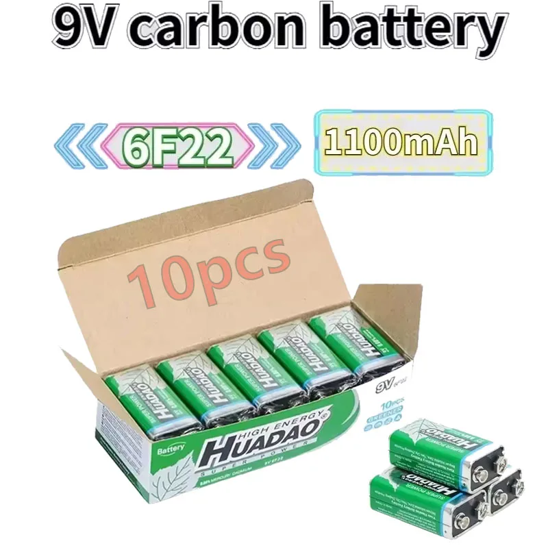 10 Pieces Of 9V Bat…