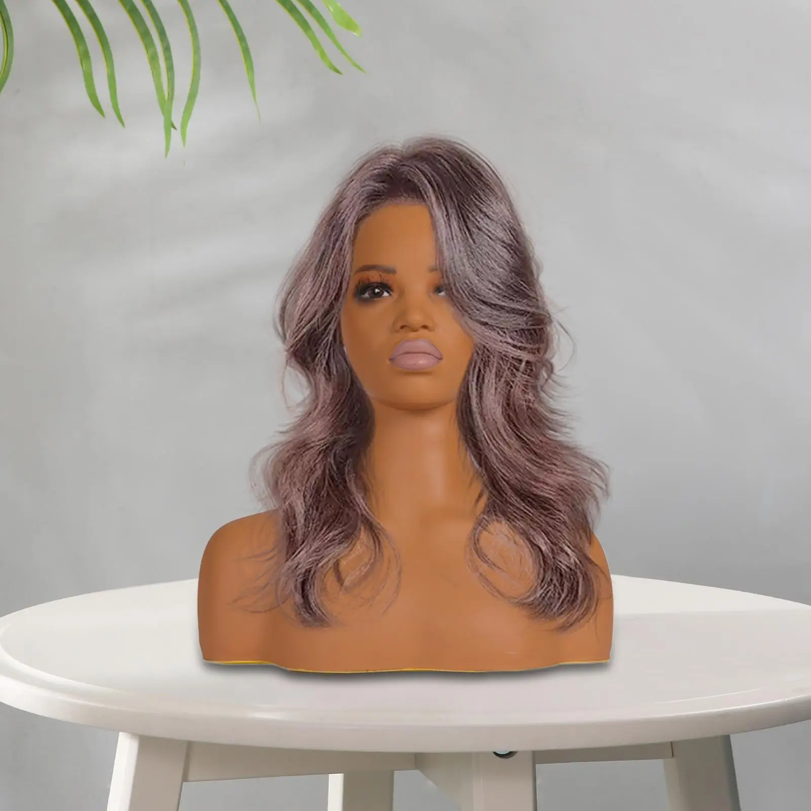 

Female Mannequin Head with Shoulder Multipurpose Hat Display Stand Manikin Head Bust for Necklace Hat Earrings Jewelry Headbands