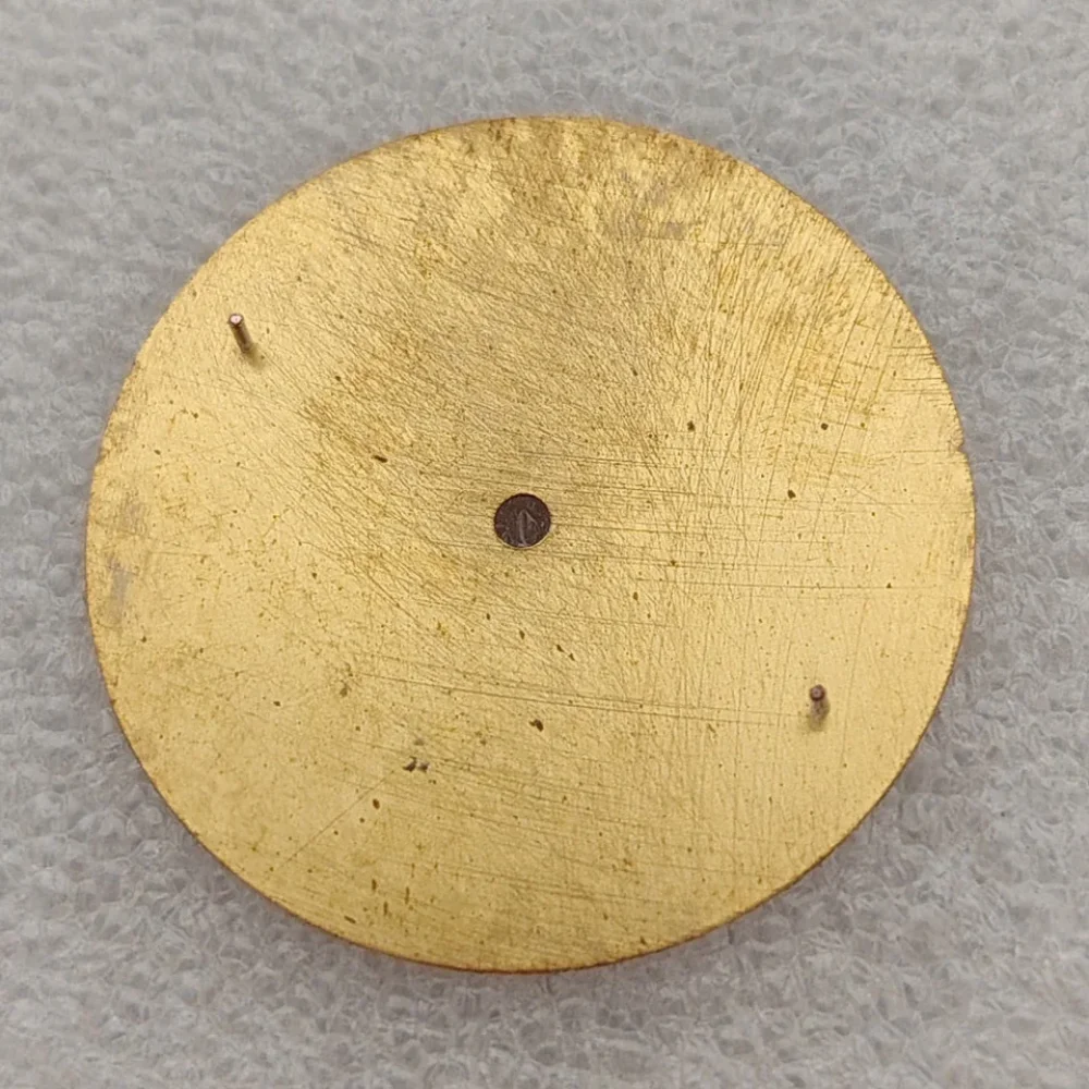 NH35 33.2mm Digital Watch Dial Enamel Pearl Personality Watch Face Hands Combination for NH35 Movement