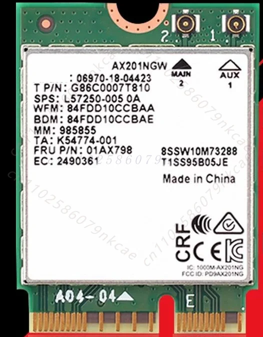 Bluetooth module for alien M15 R6 wireless network interface card, 2-in-1 WIFI6