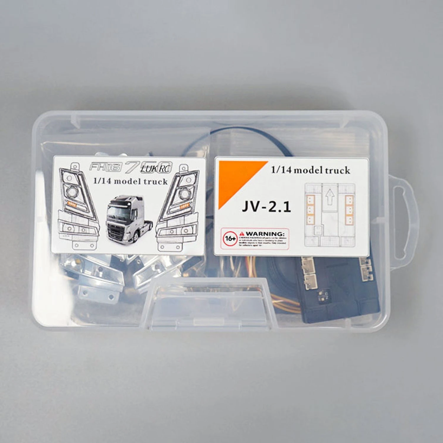 MFC-03 01 وحدة الضوء الأمامي لتقوم بها بنفسك 1/14 TMY FH16 750 RC شاحنة جرار 56360 56362 شاحنة لتقوم بها بنفسك مصباح ليد