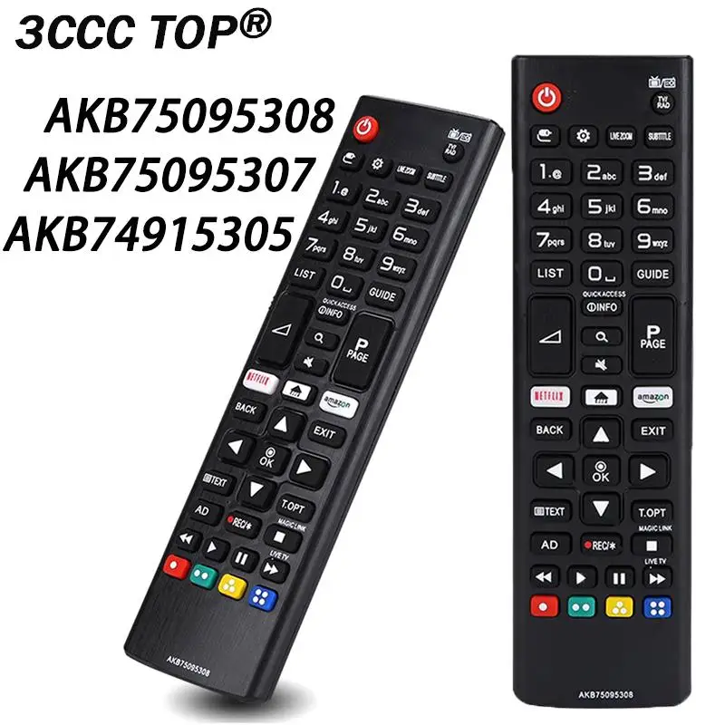 Remote Control Universal Replacement Remote Control AKB74915305 AKB75095307 AKB75095308 Remote Control For LG Smart LCD TV