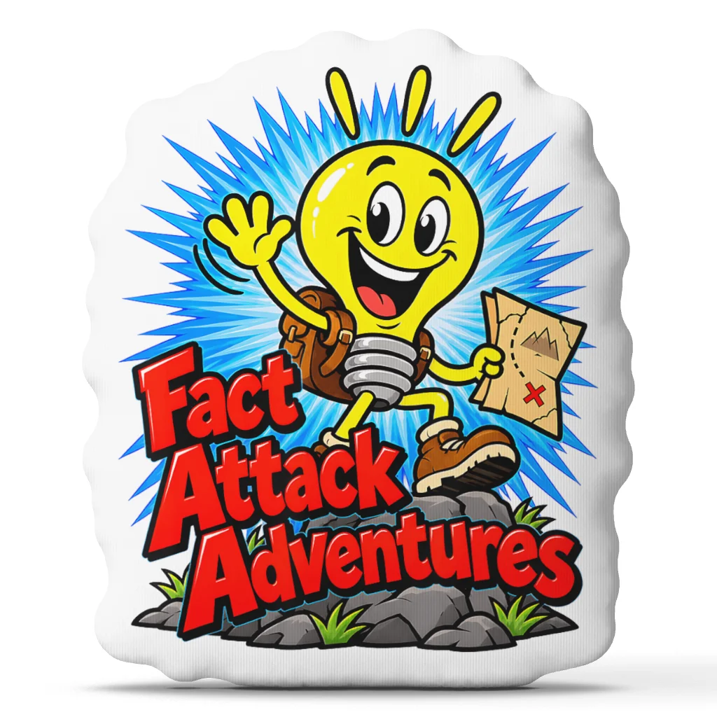 Fact Attack Adventures Light Bulb Explorer Shaped Throw Pillow Cartoon Cushion Irregular Stuffed for Sofa Home Decor Gift