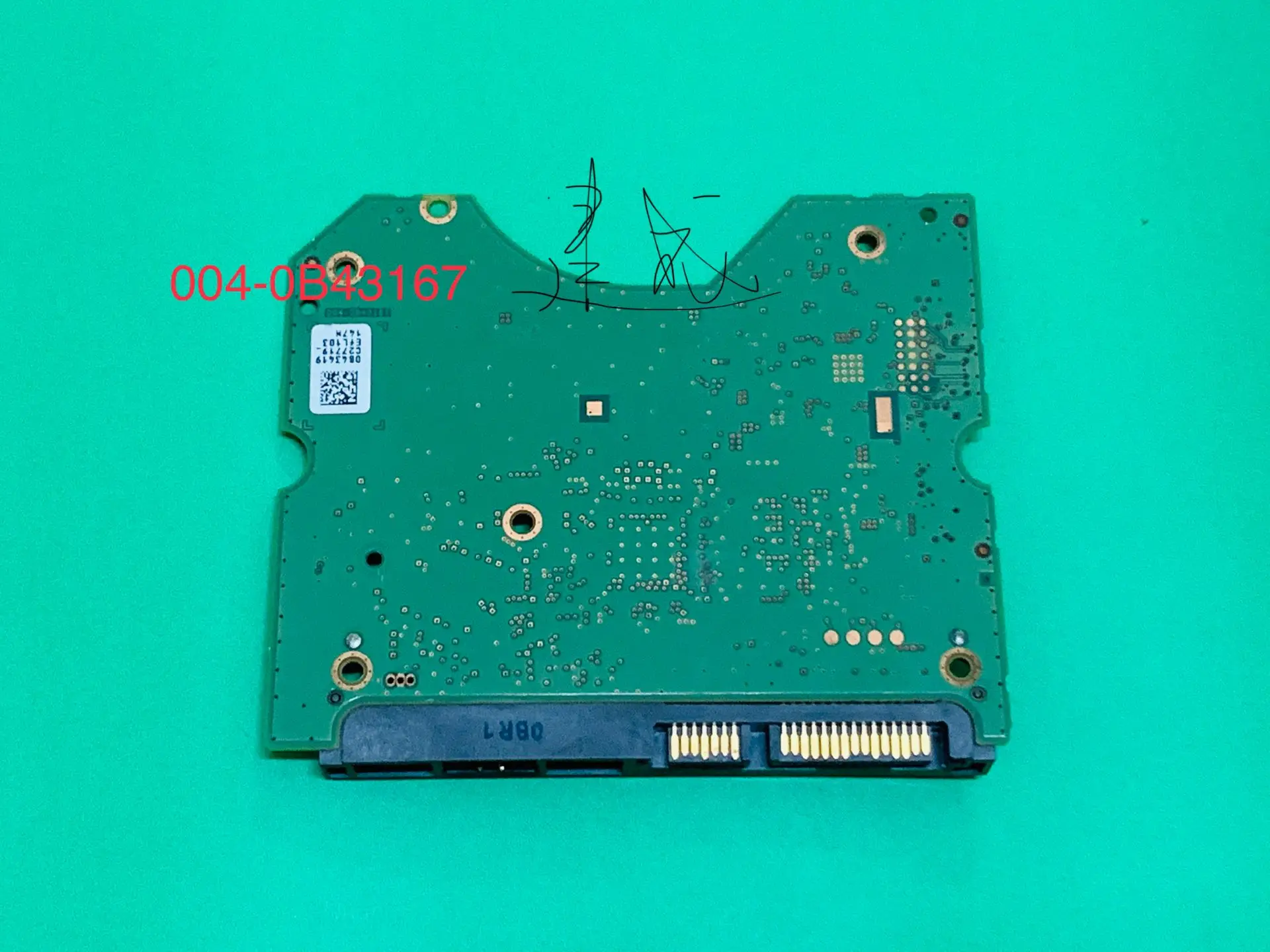 HDD 0B43167 FOR Western Digital desktop hard disk PCB Board No. 004-0B43167 , 001-0B43167 / 0B43166