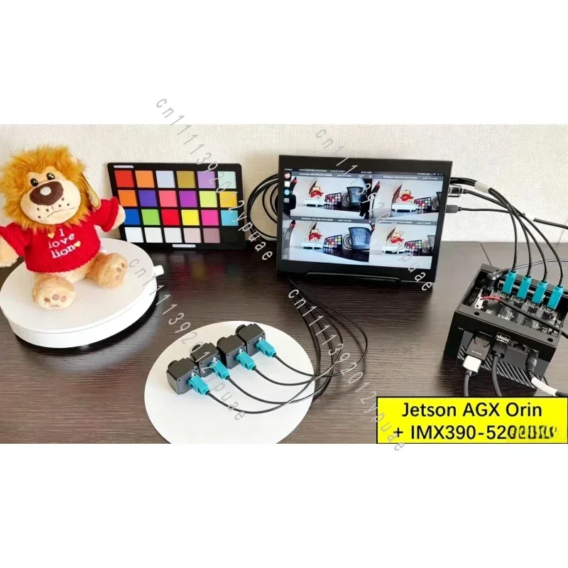 4 Way GMSL Decoder Board Based on Max9296 Chip, Video Decoding Module Compatible with IMX390 and Other Serial Cameras