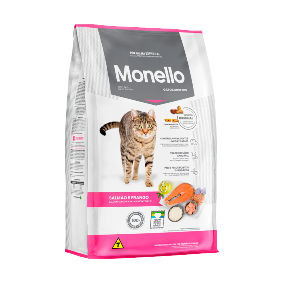 Monello Ration for Adult Cats Flavor Salmon and Chicken 1 Kg