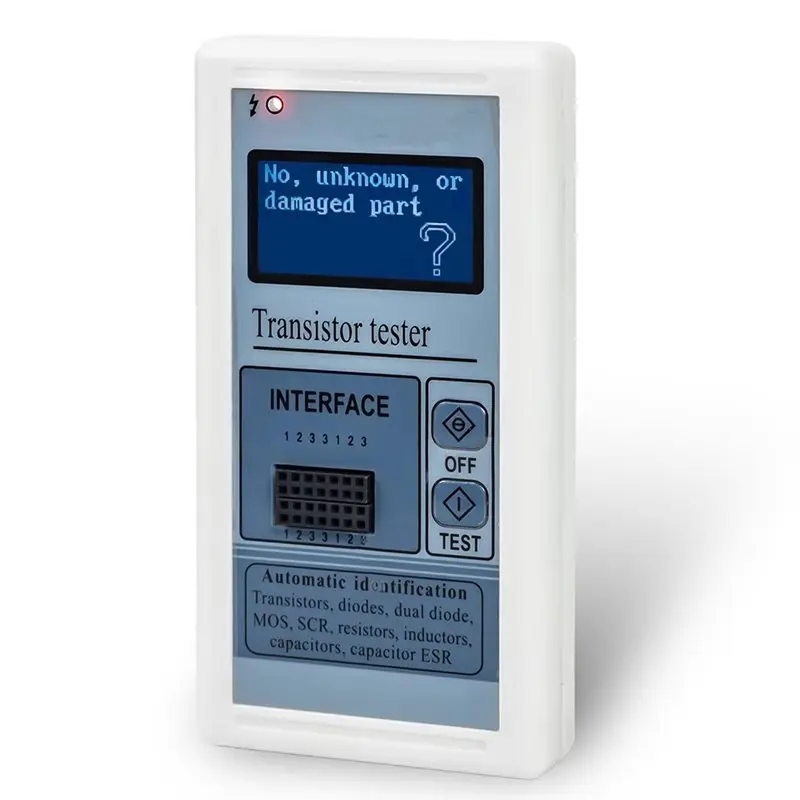 M12K-Transistor Tester Tool Multi-Purpose Transistor Tester For Resistance, Capacitance, Inductance, Diode, SCR Measurement