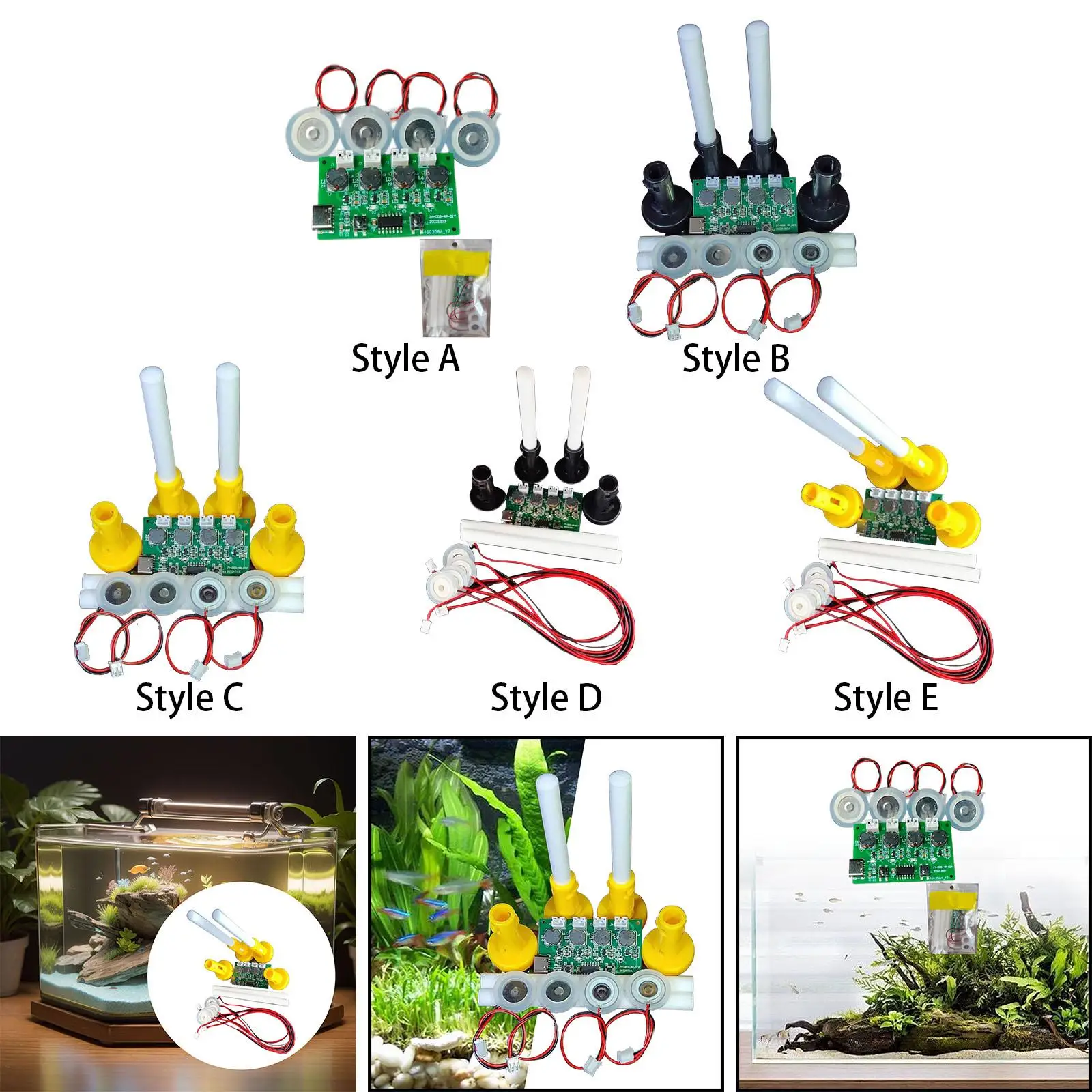 USB Humidifier Module Easy to Assemble 4 Spray DIY Humidifier Control Board