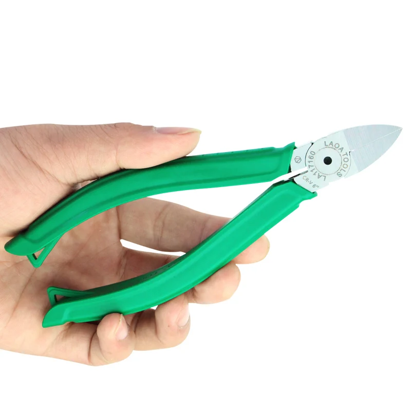 LAOA Cr-V Plastic Pliers Diagonal Pliers Cable Cutters Cutting Electrical Wire Side Snips Jewelry Electrictrician Tool