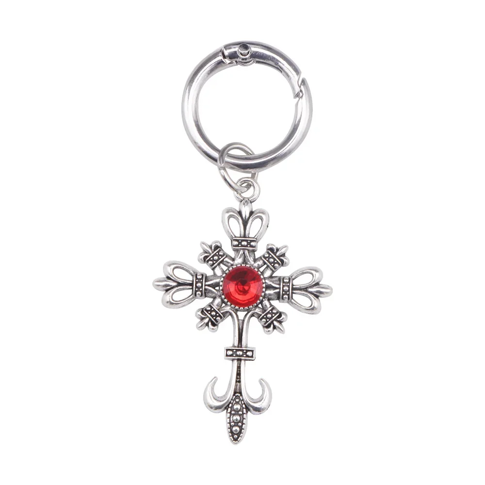Diamond Cross Shoes Buckles Removable Metal Cross Pendant Boots Heel Decoration for Women Party Jewelry Shoes Accessories