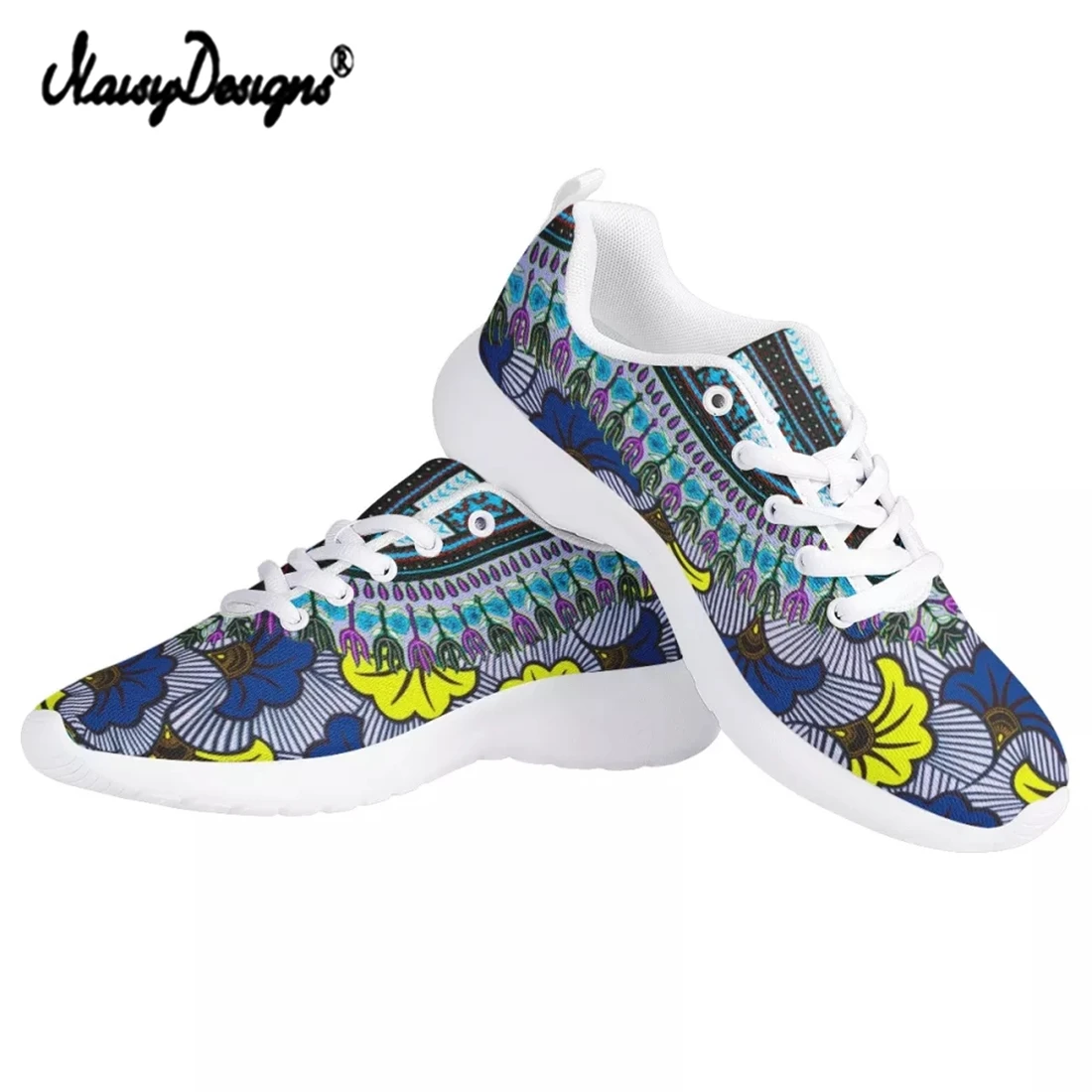 

Кроссовки женские сетчатые в винтажном стиле с цветочным принтом