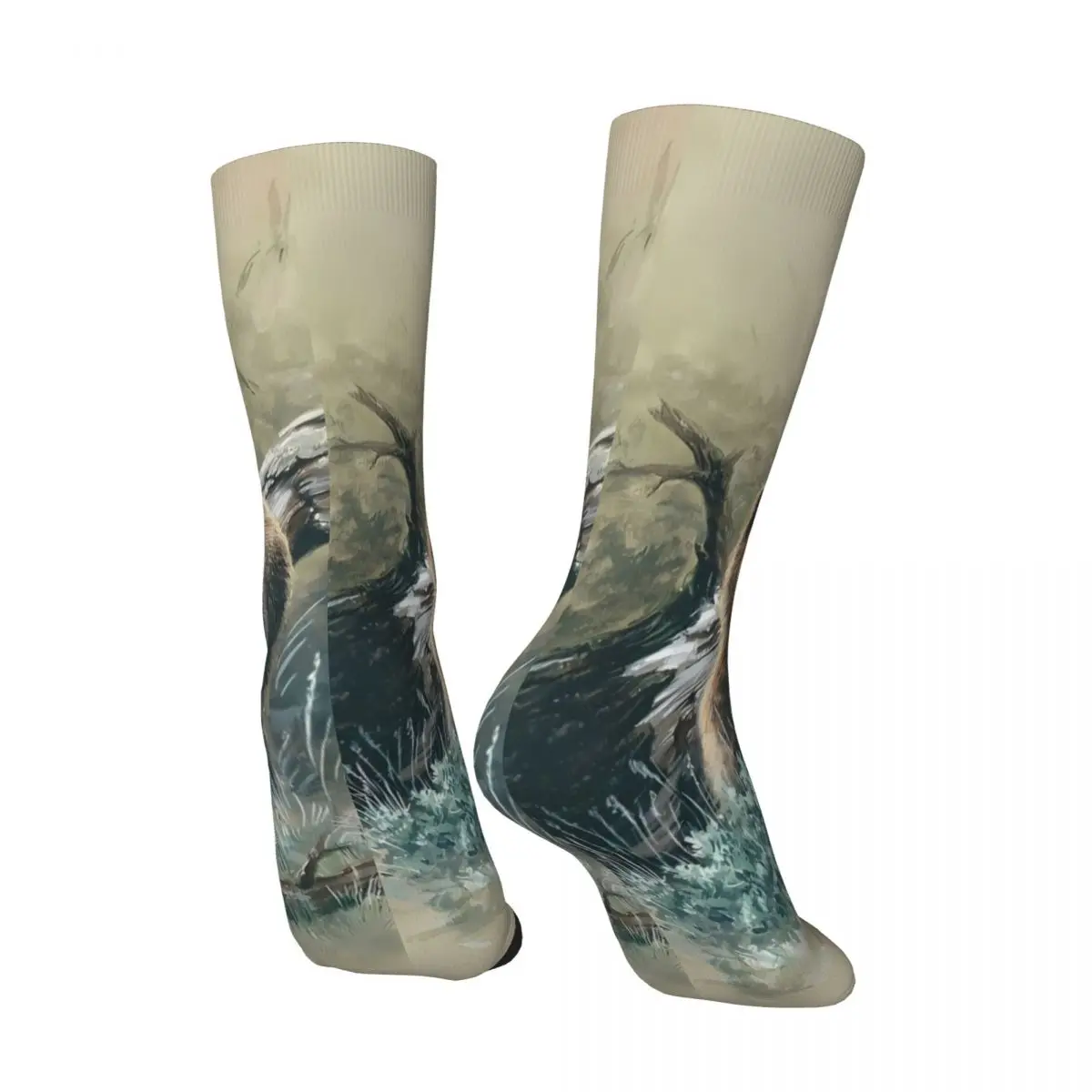 Raccoon Sock Printed Man Polyester