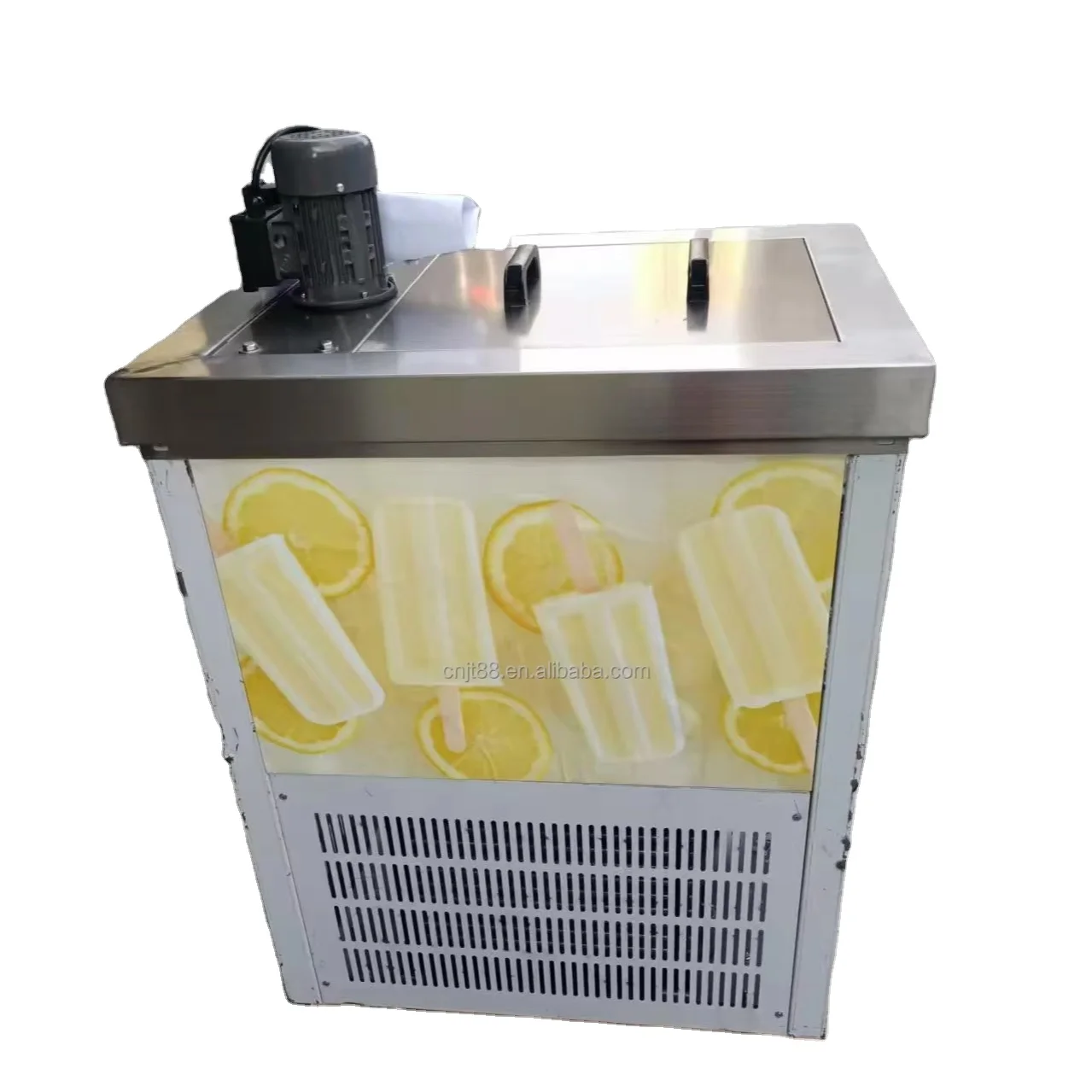 

High Productivity Freezing Popsicle Machine With 1 Mold Set New Condition Ice Lollipop Craft Machine