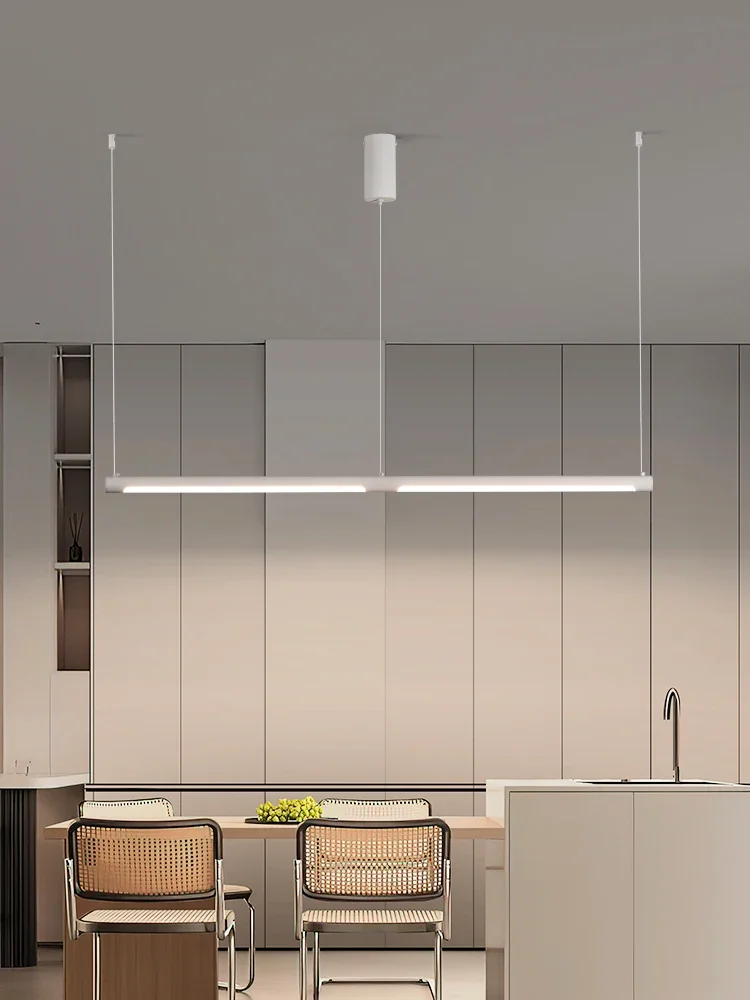 2025 Nordic Minimalist LED Restaurant Pendant Lights Single Color Or Dimmable Ceiling Lamps For Dining Room Kitchen Bar Chandeli