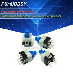 20PCS 8X8 8*8 mm 6Pin Push Tactile Switch Self lock /Off button Latching switch Wholesale Electronic