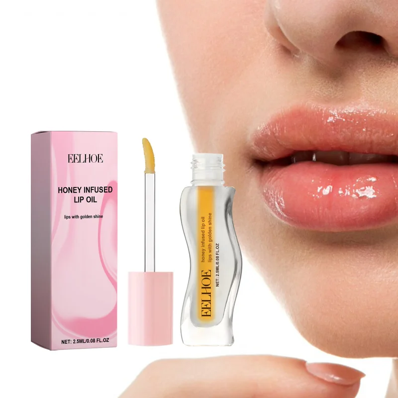 

Honey Moisturizing Lip Oil - Help Moisturize Lips, Smooth Lip Lines, Prevent Dryness and Peeling, Add Golden Shine, Plump Lips
