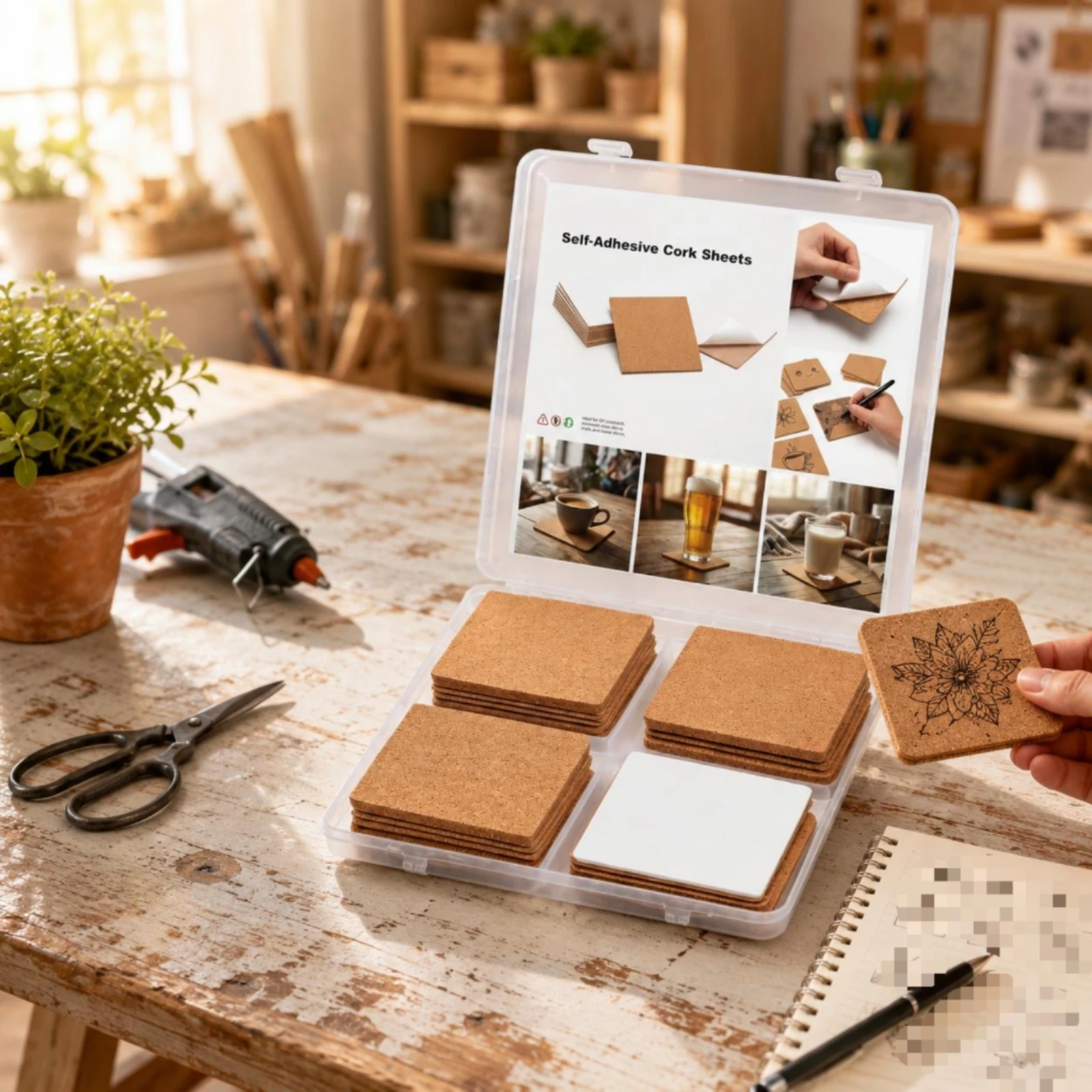 50-pieces-self-adhesive-cork-tile-flat-square-cork-tile-home-decor-diy-crafts-for-coasters