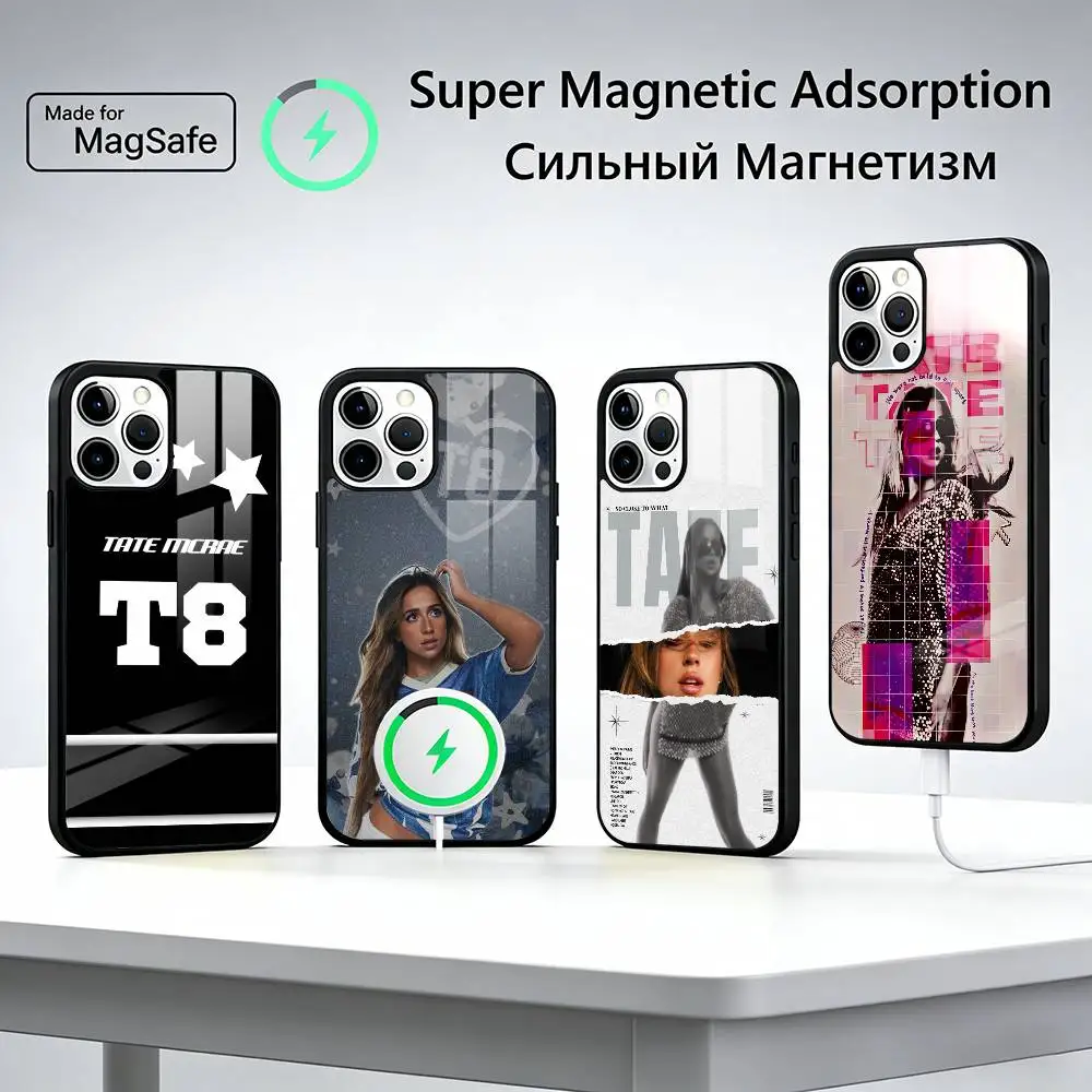 

Singer T-Tate M-McRaeS Cool Phone Case For iPhone17,16,15,14,13,12,11 Plus,Pro Max, New Magnetic Wireless Charging