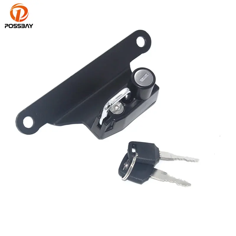 Motorcycle Anti-theft Security Helmet Lock with 2 Keys for HARLEY PAN AMERICA 1250 S 2021 2022 Black Mount Accessories