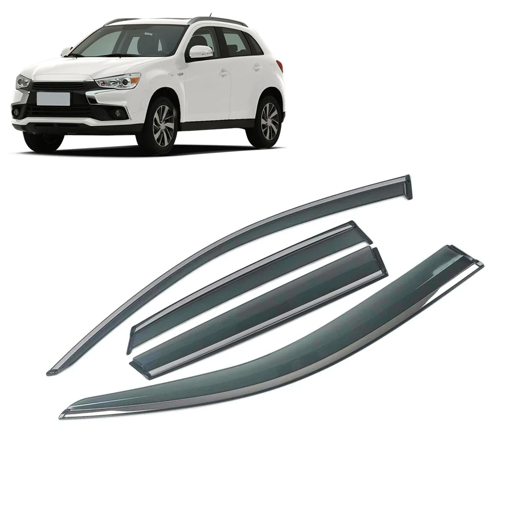 

Для MITSUBISHI ASX 2010-2018 автомобильное окно солнцезащитный козырек от дождя козырьки щит укрытие защитная крышка накладка рамка наклейка