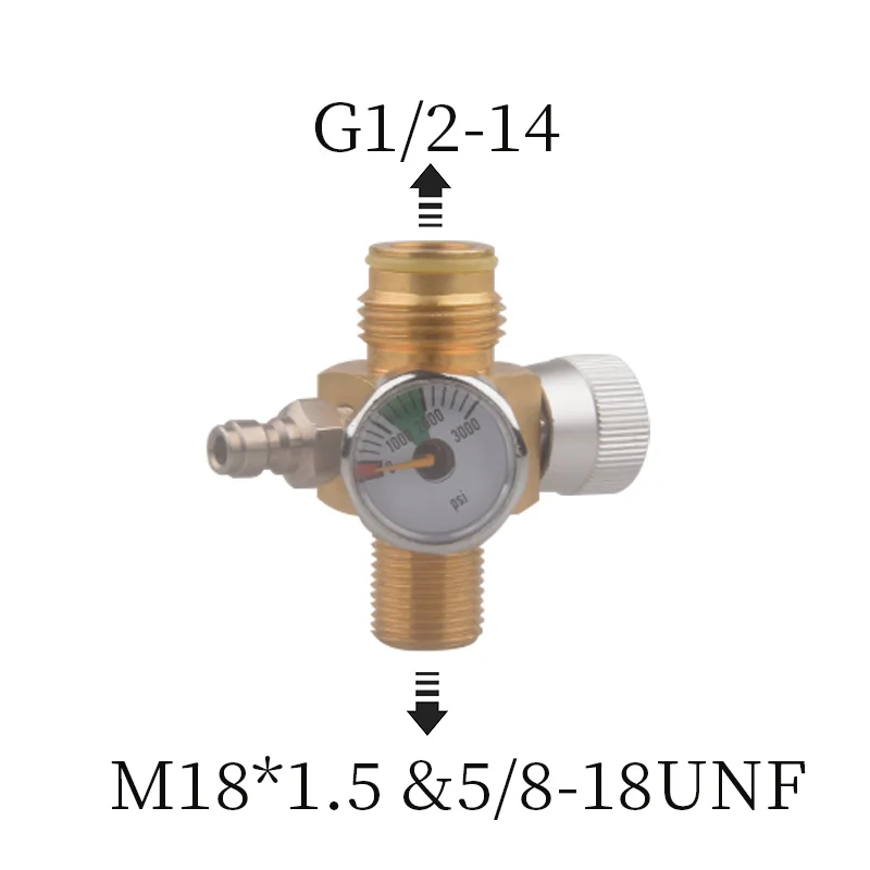 Hpa Gás Cilindro Recarga Adaptador de Enchimento On-off Válvula Conector do Tanque de ar Aquário de Mergulho Acessórios Macios Co2