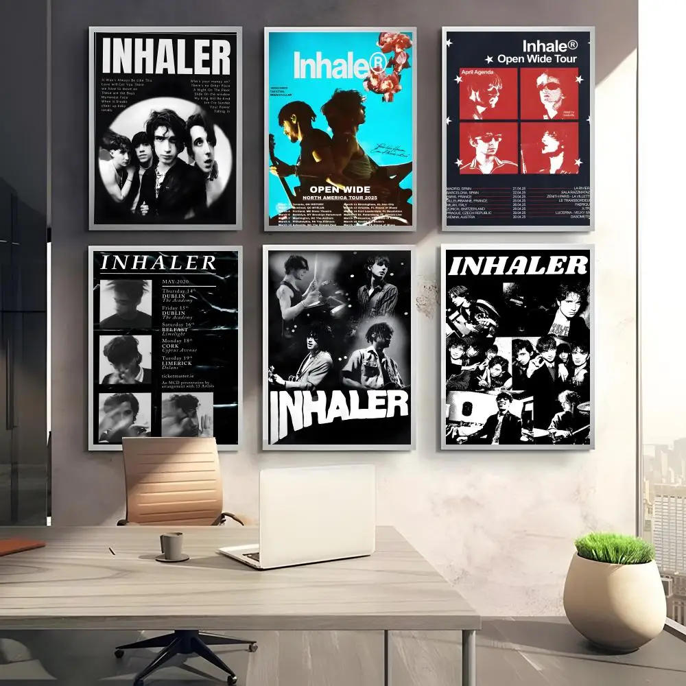 Energetic Irish Rock Band I-Irish Poster HD art sticky wall waterproof home bedroom bar aesthetic decoration