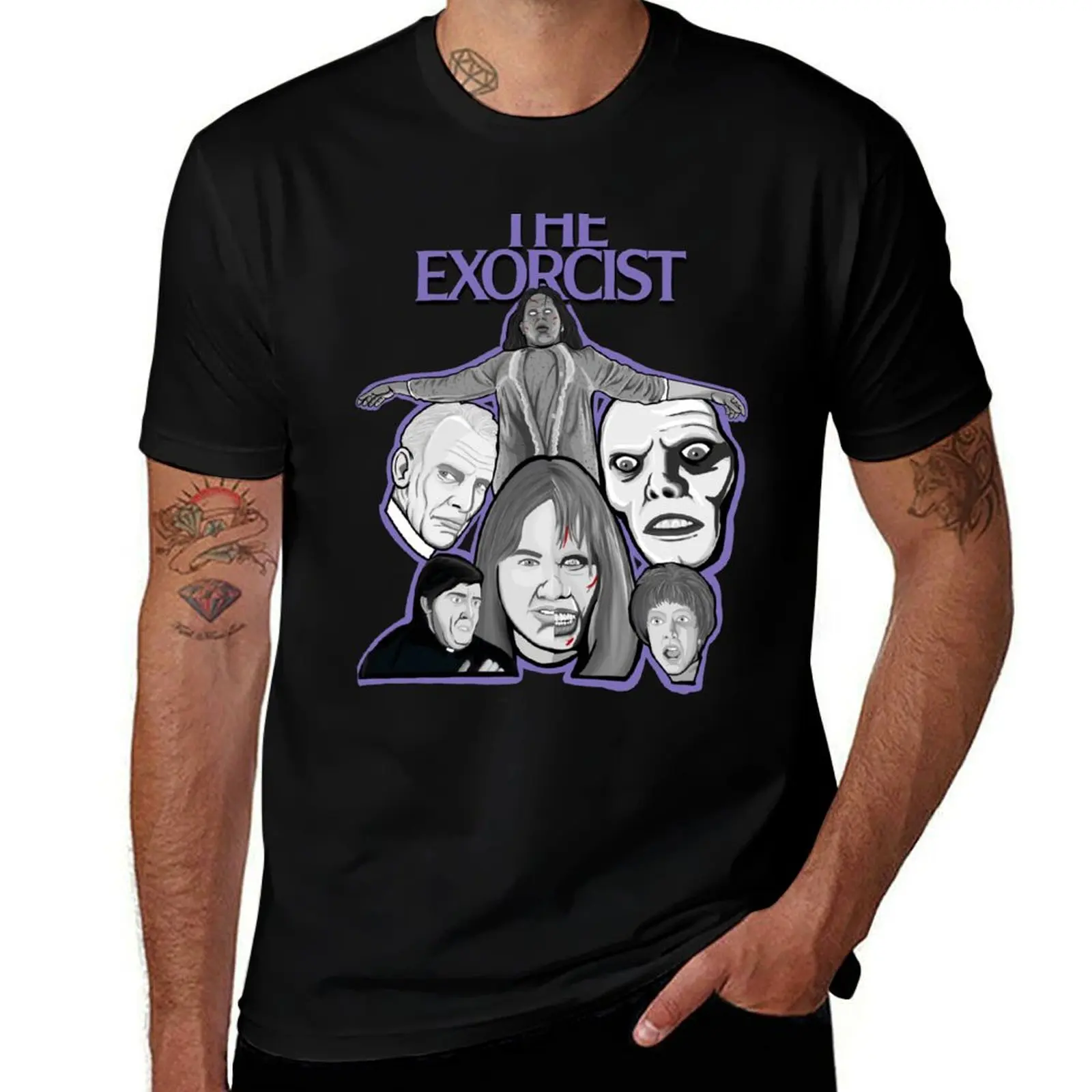 

the Exorcist T-Shirt Aesthetic clothing Louboutins shirts graphic tees black t-shirts for men