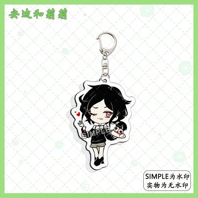 نعش آندي و ليلي الكرتون قلادة سلاسل المفاتيح أنيمي قلادة كيرينغ مجوهرات الديكور حقيبة الظهر الملحقات