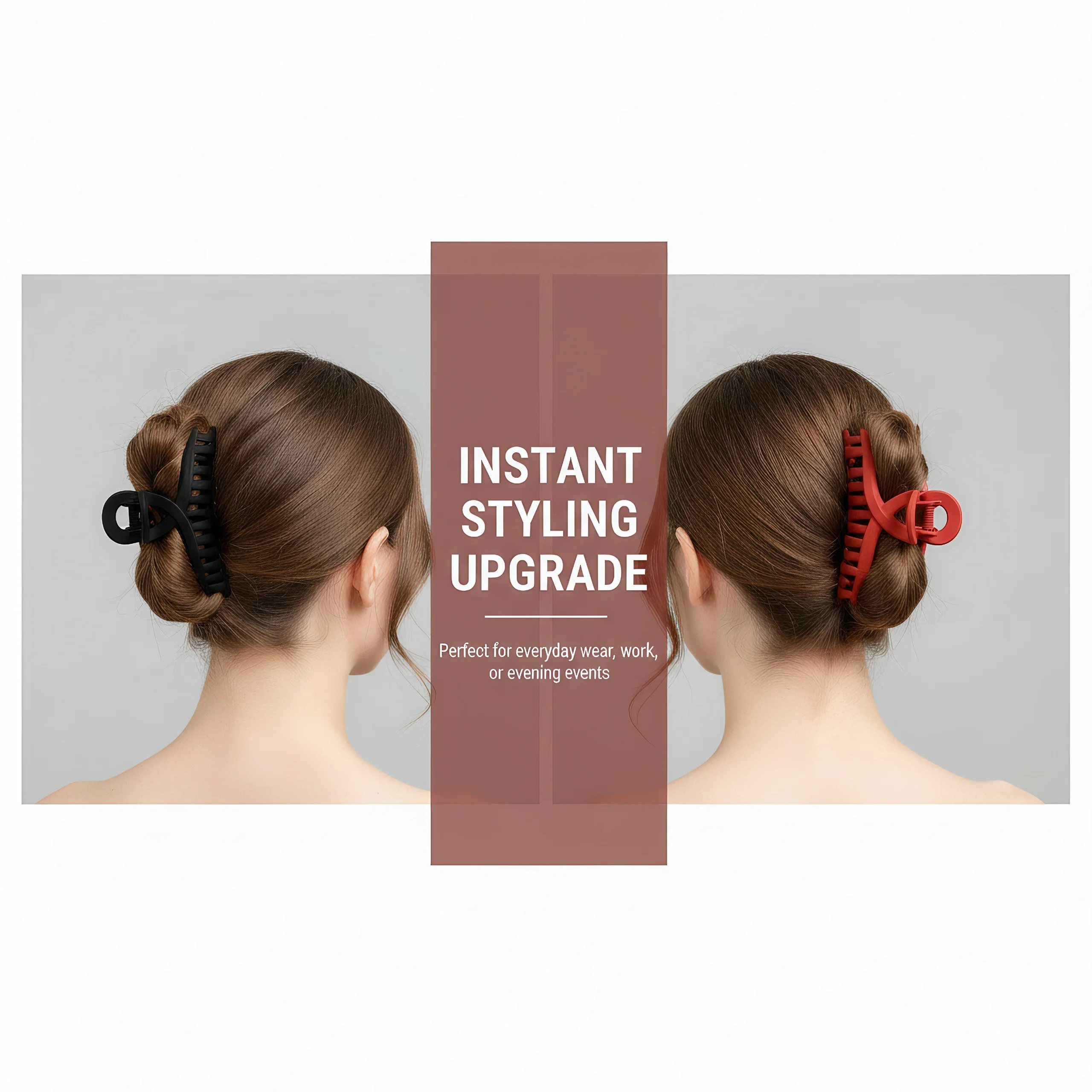 مجموعة مشابك شعر غير لامعة مكونة من 10 قطع، مخالب شعر يومية قوية مع قبضة غير قابلة للانزلاق، 8 ألوان للنساء والفتيات، بسيطة #4