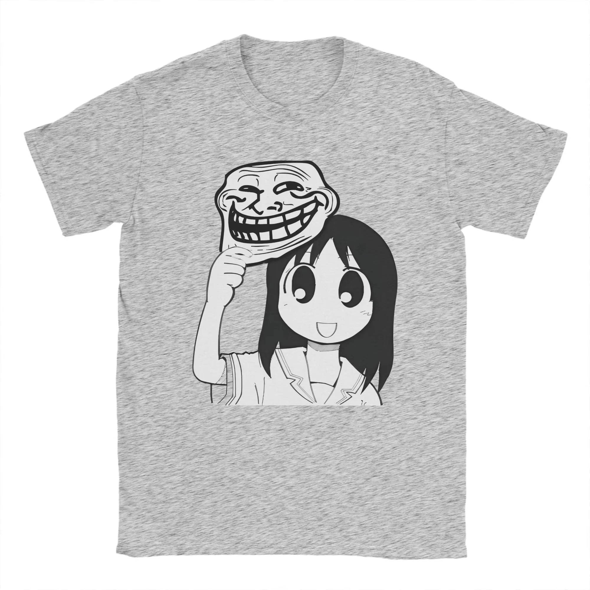 رجل تي شيرت أوساكا التوحد مضحك Kawaii Ayumu تي شيرت موضة أنيمي Azumanga Daioh الصيف تي شيرت ملابس علوية من القطن الخالص حجم كبير