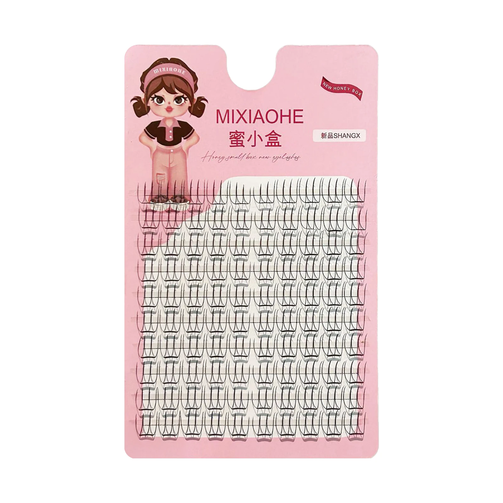 5 paia Ciglia Finte Coreane Naturale Aspetto Sottile Soffici Ciglia Artificiali 10 File Cluster Manga Estensioni Delle Ciglia Strumenti di Trucco