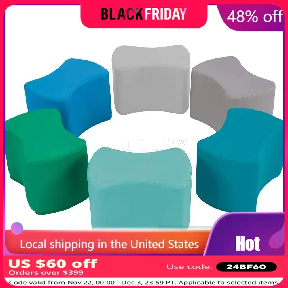 Butterfly Stool Modular Seating Set for Toddlers and Kids School Chair 10