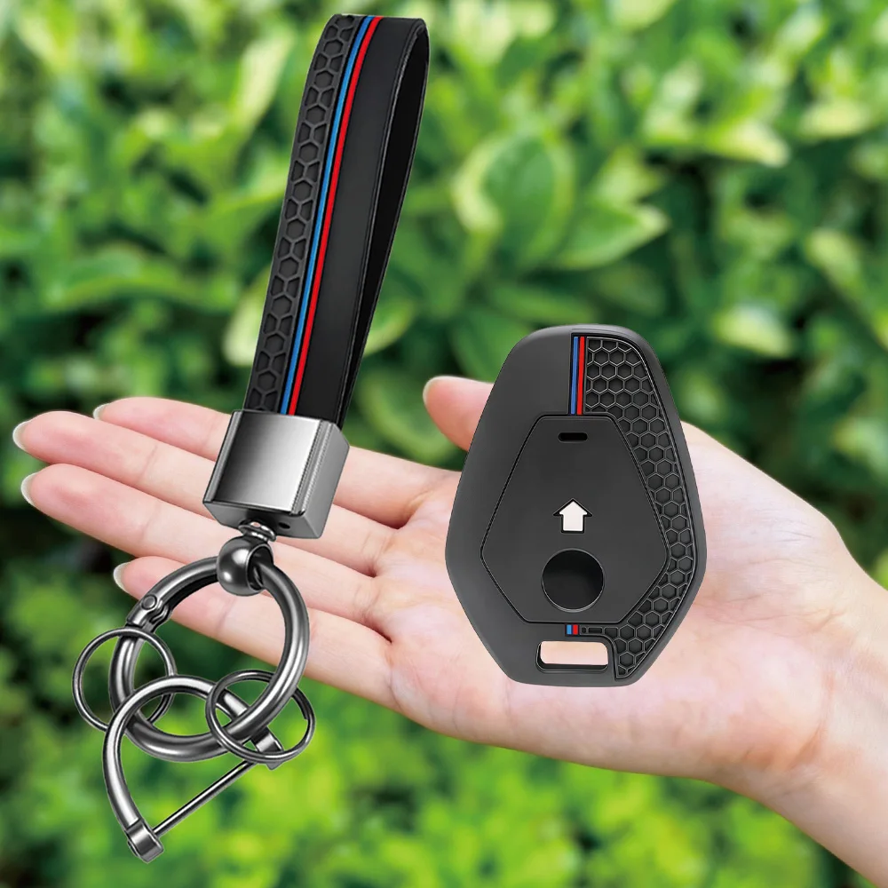Keychain Motorcycle Remote Key Case Cover Shell Fob for BMW R1300GS R1300 R 1300 Big GS 1300GS 2025 R1250GS R1250 ADV Adventure