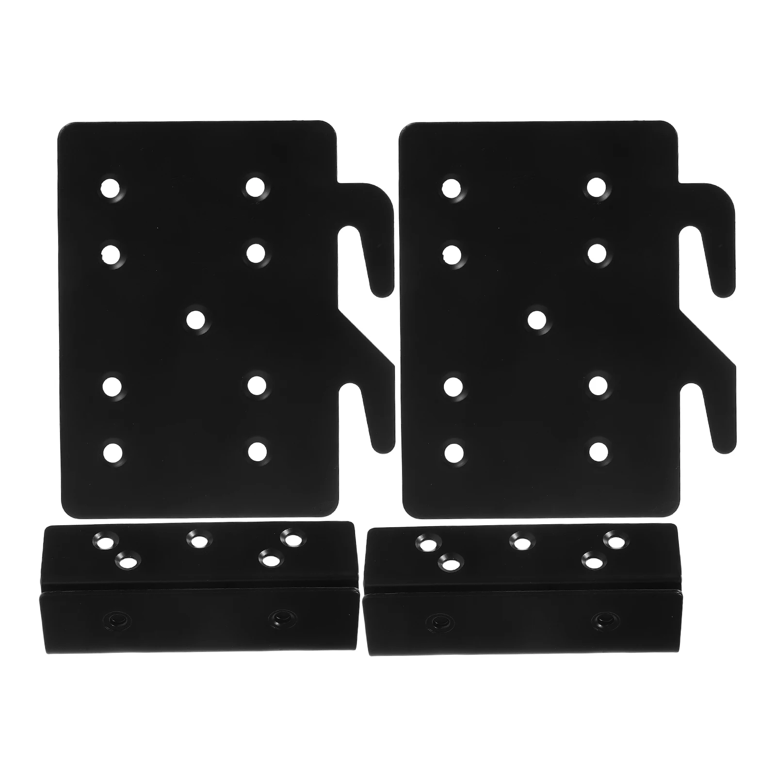 

1 set Bed Rail Bracket Fasteners Frame Connectors Sturdy Material Easy Installation Versatile Use Channel Plate Hook