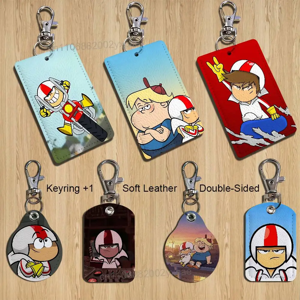 extreme challenges Kick Buttowski Card Holder Keychain Key Ring Door Lock Access Protective Case For Security Gift